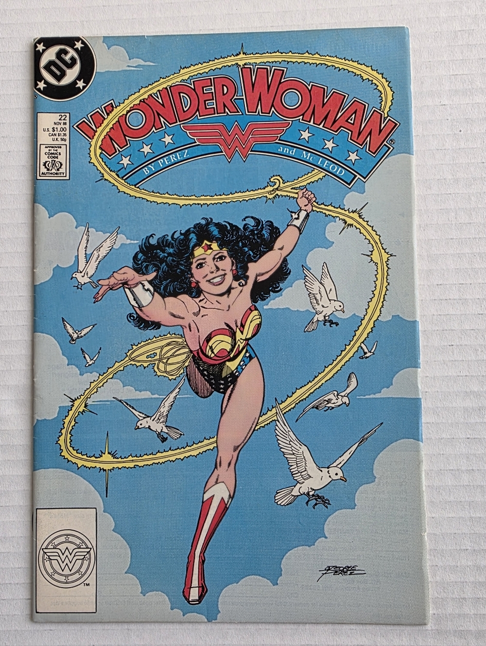 Wonder Woman Comic Book‎ DC Comics by Perez and McFarlane Vintage 1987